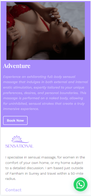 SENSUAL MASSAGE