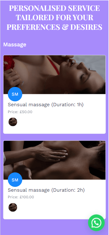 SENSUAL MASSAGE