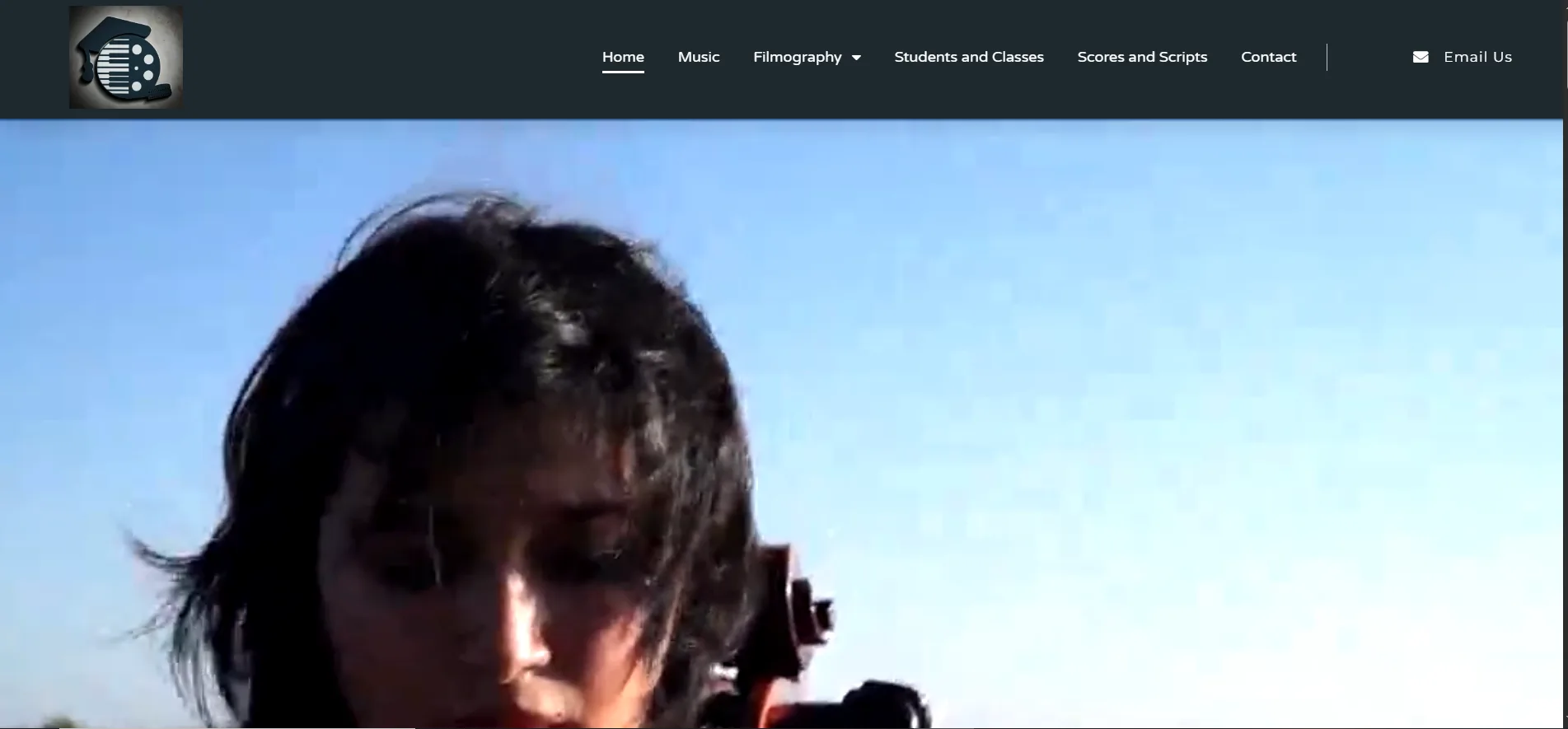 Moises Sanchez composer and filmmaker portfolio website project cover