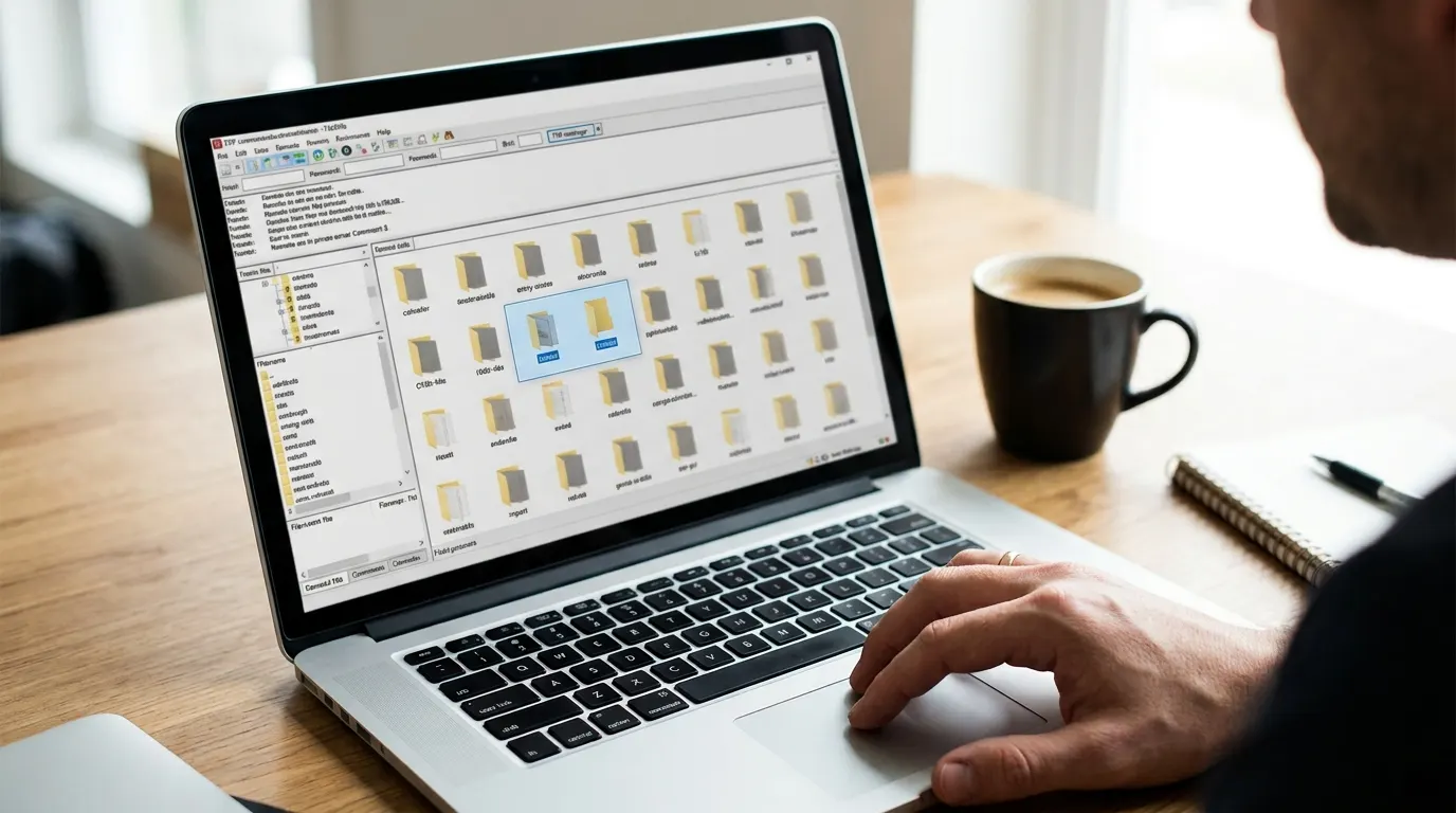 Renaming the WordPress plugins folder over FTP to fix the critical error